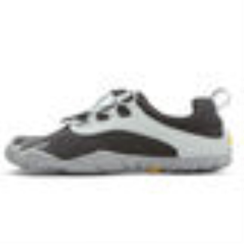 Siyah-gri V-run Retro Erkek Vibram